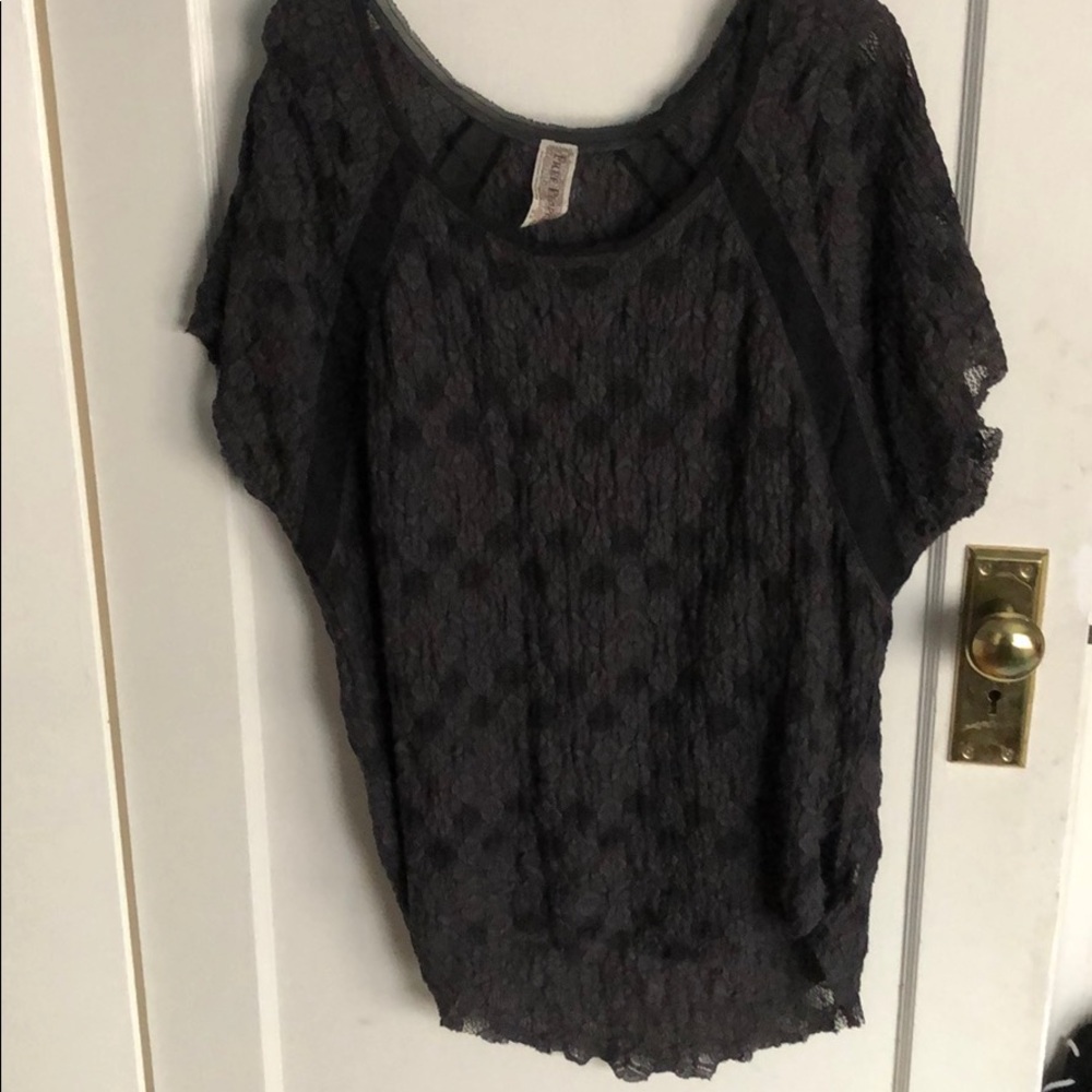 Free People Lacy tunic top
